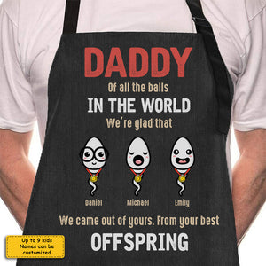 Nous sommes votre meilleur rejeton - Tablier personnalisé - Cadeau pour papa
