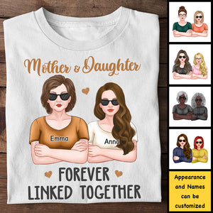 Le bonheur, c'est le temps entre mère et fille ! Cadeau pour maman, t-shirt unisexe personnalisé, sweat à capuche