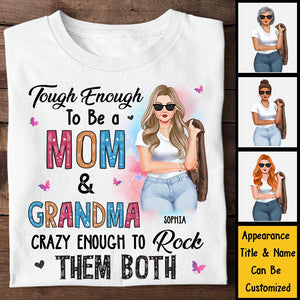 Assez forte pour être maman et grand-mère - Cadeau pour maman, grand-mère - T-shirt unisexe personnalisé, sweat à capuche