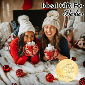 Je te promets que tu n'auras pas à les affronter seul - Lampe de lune - Cadeau pour meilleure amie, meilleure amie, sœur, cadeau d'anniversaire pour meilleure amie et amie, cadeau de Noël