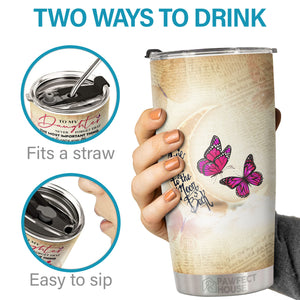 Mais je peux te promettre de t'aimer pour le reste de ma vie - Tumbler - À ma fille, Cadeau pour fille, Cadeau fille de maman, Cadeau d'anniversaire pour fille