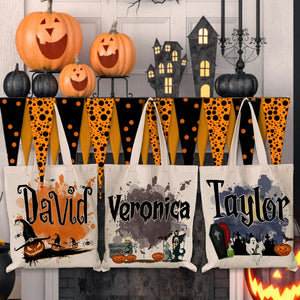 Je suis prêt pour Halloween - Sac fourre-tout personnalisé - Cadeau pour vous-même, cadeau d'Halloween