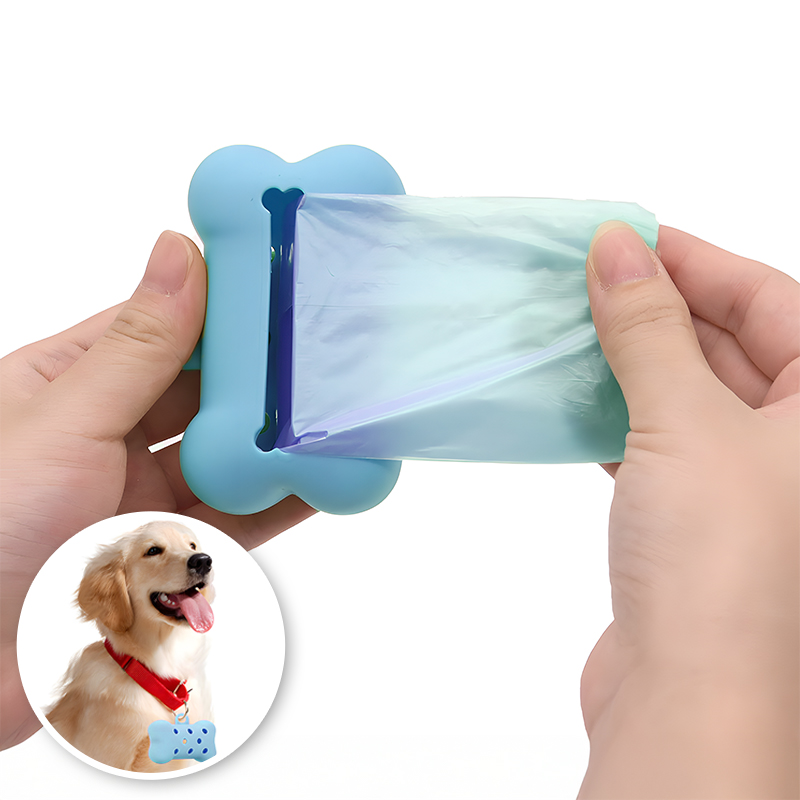 Distributeur portable de sacs à crottes pour animaux de compagnie