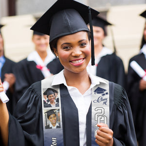 Nous l'avons fait, promotion 2024 - Étole de remise de diplôme personnalisée - Télécharger une image, cadeau de remise de diplôme
