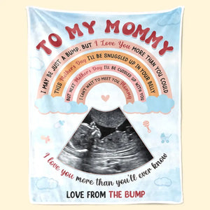 Photo personnalisée « Je ne suis peut-être qu'une bosse » - Couverture personnalisée pour la famille - Cadeau pour la fête des mères, la baby shower, la première maman