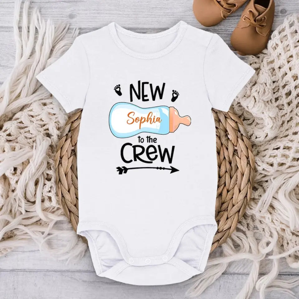 Nouveau membre de l'équipe - Body bébé personnalisé pour toute la famille - Cadeau de baby shower, cadeau pour la première maman