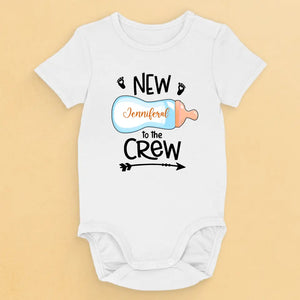 Nouveau membre de l'équipe - Body bébé personnalisé pour toute la famille - Cadeau de baby shower, cadeau pour la première maman