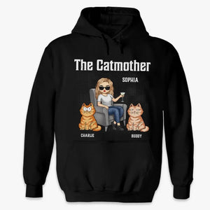 Meilleure maman du monde - T-shirt, sweat à capuche et sweat-shirt unisexe personnalisé pour chien et chat - Cadeau pour propriétaires et amoureux des animaux