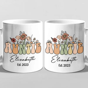 J'adore être appelée tante ! Mug personnalisé pour la famille ! Cadeau pour les membres de la famille