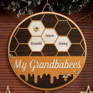Il n'y a pas de meilleur endroit que la maison, sauf chez grand-mère - Panneau en bois personnalisé pour la décoration intérieure de la famille - Cadeau de pendaison de crémaillère pour maman et grand-mère