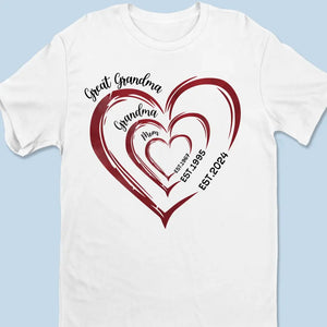 Le voyage remarquable de grand-mère - T-shirt unisexe personnalisé, sweat à capuche, sweat-shirt - Fête des Mères, cadeau pour maman, grand-mère