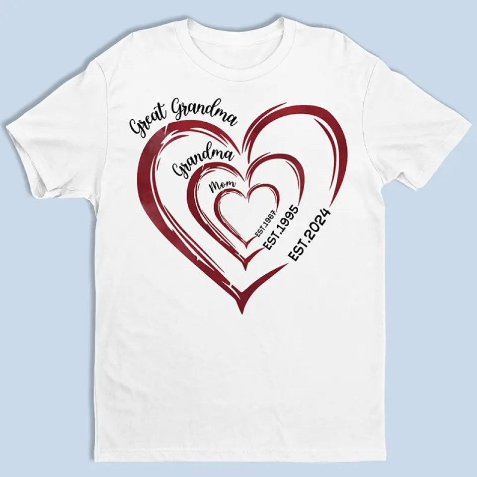 Le voyage remarquable de grand-mère - T-shirt unisexe personnalisé, sweat à capuche, sweat-shirt - Fête des Mères, cadeau pour maman, grand-mère