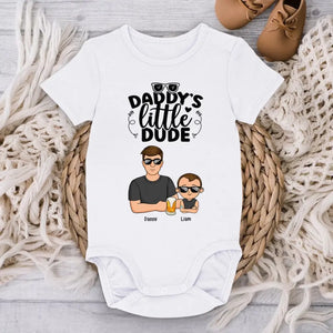 Le petit papa de papa - Body bébé personnalisé pour toute la famille - Cadeau de naissance, cadeau pour le premier papa