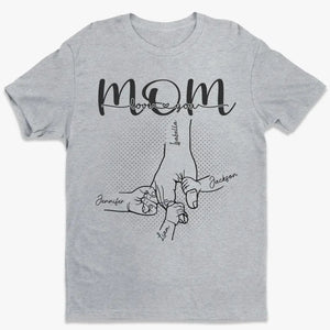 L'amour d'une mère est éternel - T-shirt, sweat à capuche, sweat-shirt unisexe personnalisé pour la famille - Cadeau pour la fête des mères, pour maman, grand-mère