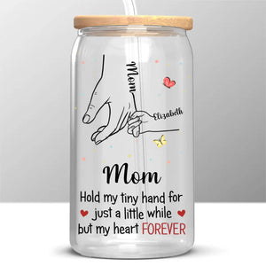 Le seul amour auquel je crois vraiment - Tasse en verre personnalisée pour la famille, tasse à café glacé - Fête des Mères, cadeau pour maman, grand-mère