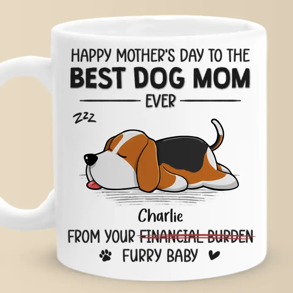 Cadeau spécial de votre petit compagnon à quatre pattes - Mug personnalisé pour chien - Fête des Mères, cadeau pour les propriétaires d'animaux et les amoureux des animaux