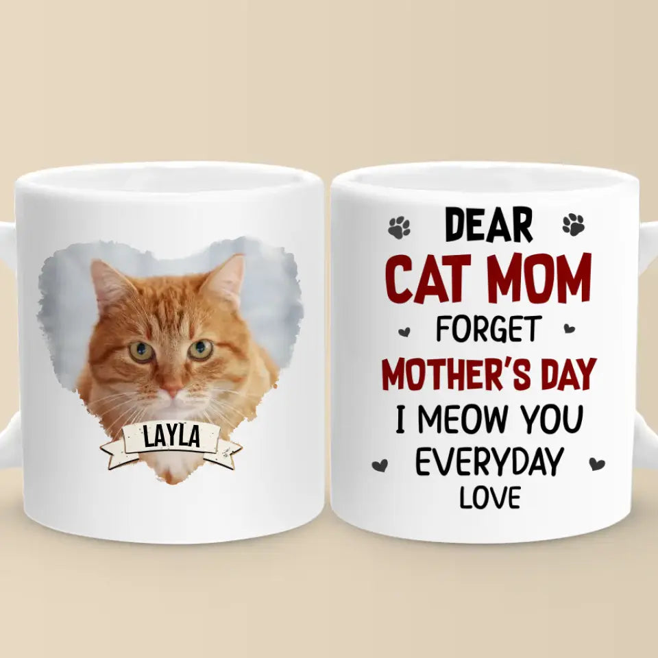 Mug personnalisé avec photo pour comprendre la douleur de votre animal de compagnie - Cadeau pour la fête des mères, pour les amoureux des animaux