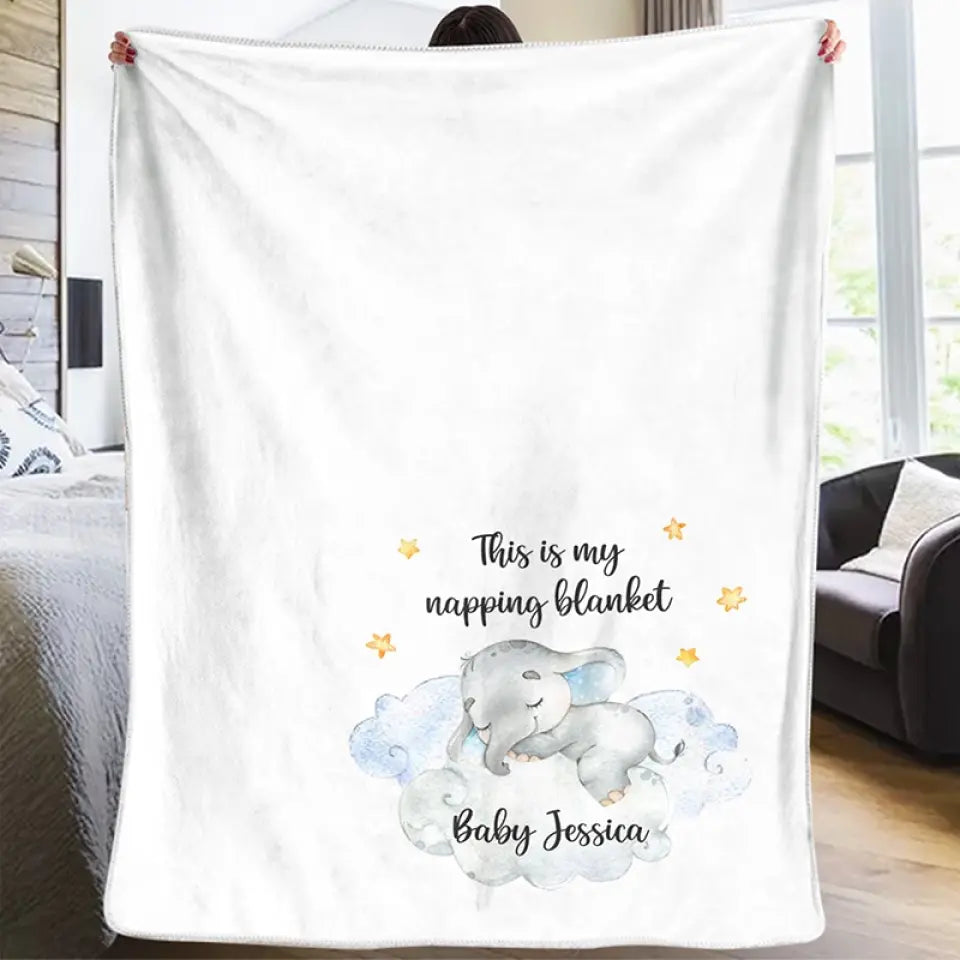 Voici ma couverture de sieste - Couverture personnalisée pour la famille - Cadeau pour les membres de la famille