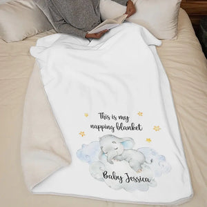 Voici ma couverture de sieste - Couverture personnalisée pour la famille - Cadeau pour les membres de la famille