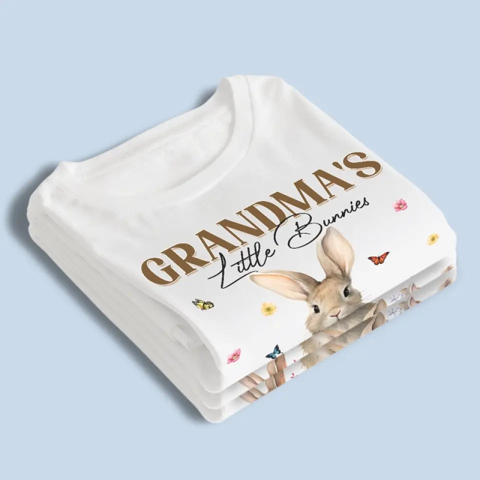 Le petit lapin de grand-mère - T-shirt unisexe personnalisé, sweat à capuche, sweat-shirt - Fête des Mères, cadeau pour maman, grand-mère