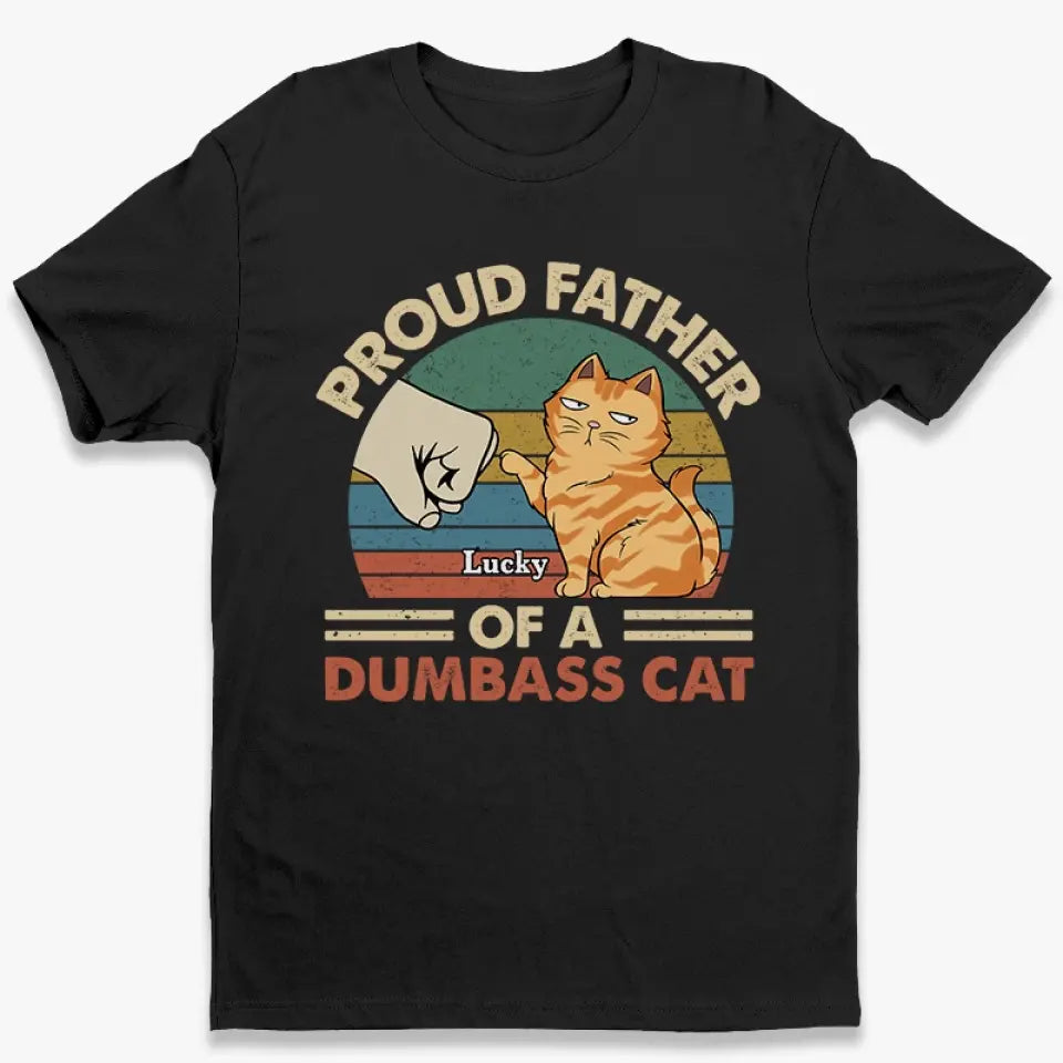 Les chats dominent le monde - T-shirt unisexe personnalisé, sweat à capuche, sweat-shirt - Fête des Pères, cadeau pour les propriétaires d'animaux et les amoureux des animaux