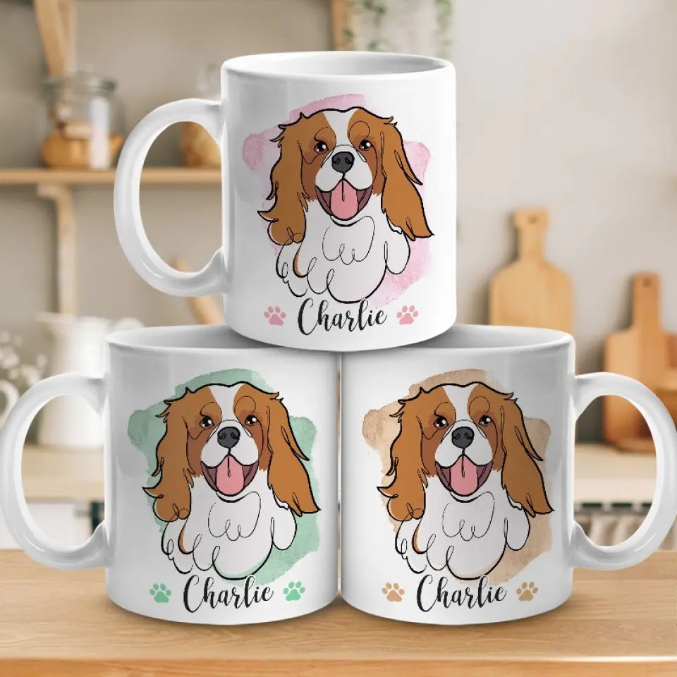 Mon accessoire préféré est mon chien - Mug personnalisé pour chien - Cadeau pour les propriétaires d'animaux et les amoureux des animaux
