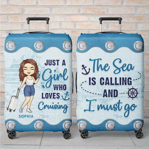 La vie est meilleure en croisière - Housse de bagage personnalisée - Cadeau de vacances, cadeau pour les amoureux du voyage d'aventure