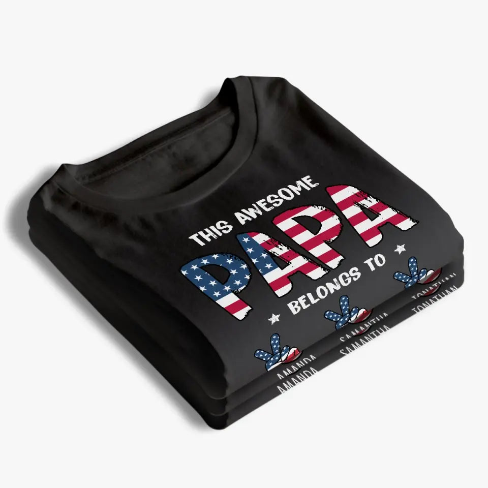 Tu es toujours génial pour nous - T-shirt unisexe personnalisé pour la famille, sweat à capuche, sweat-shirt - Fête des pères, cadeau pour papa, grand-père