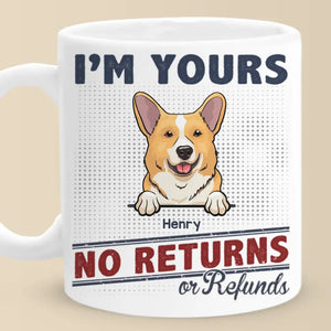 Nous sommes à toi pour toujours - Mug personnalisé pour chien et chat - Cadeau pour les propriétaires d'animaux et les amoureux des animaux