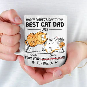 Un chat mène à un autre - Mug personnalisé pour chat - Fête des pères, cadeau pour les propriétaires d'animaux et les amoureux des animaux