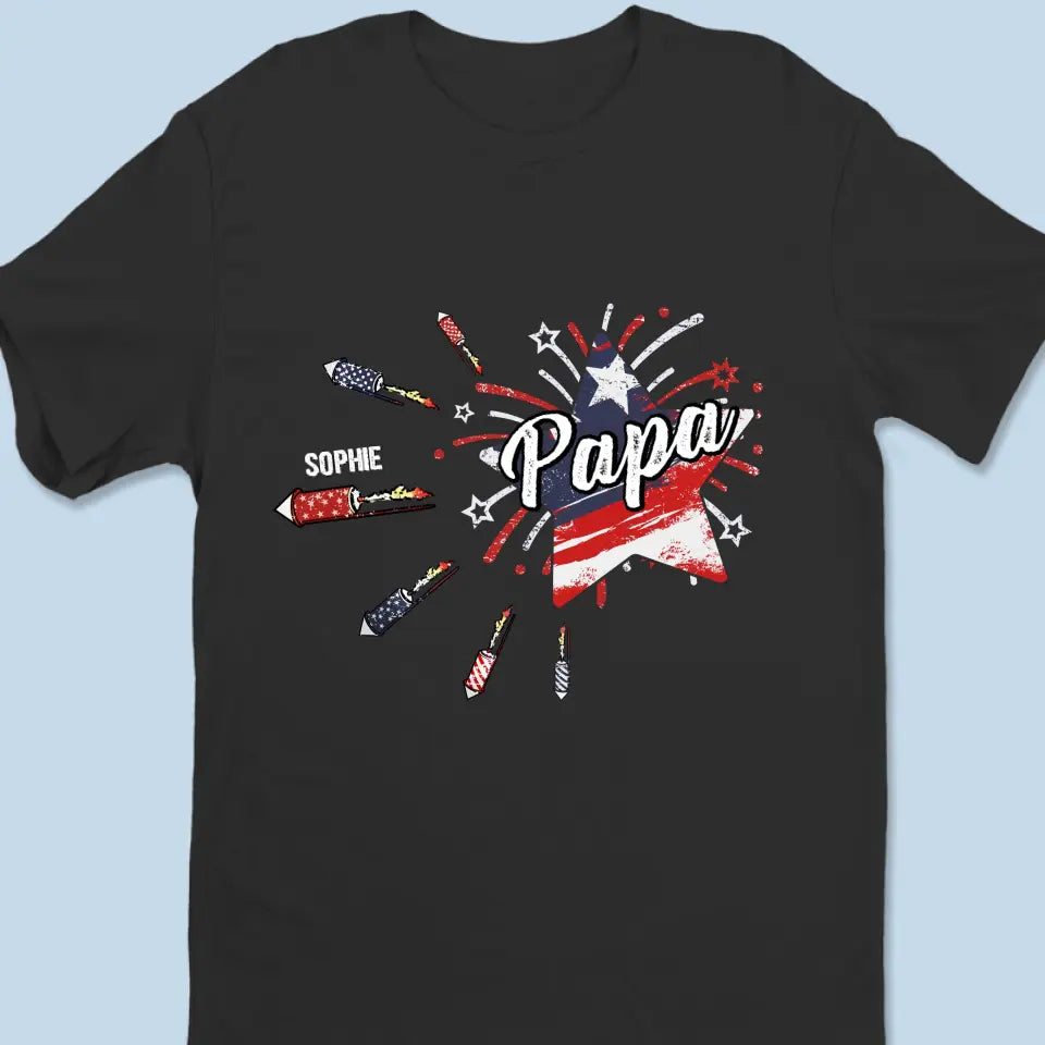 Tu es le cœur de notre maison - T-shirt unisexe personnalisé, sweat à capuche, sweat-shirt - Fête des pères, cadeau pour papa, grand-père