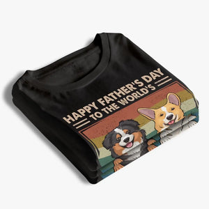 Tu es le meilleur au monde - T-shirt unisexe personnalisé pour chien, sweat à capuche, sweat-shirt - Fête des pères, cadeau pour les propriétaires d'animaux et les amoureux des animaux