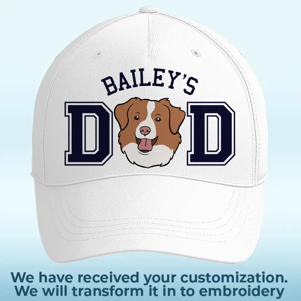 Photo personnalisée : Les yeux d'un animal ont du pouvoir - Casquette brodée personnalisée pour chien et chat - Cadeau pour propriétaires et amoureux des animaux