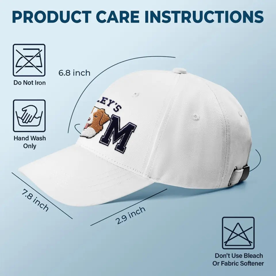Photo personnalisée : Les yeux d'un animal ont du pouvoir - Casquette brodée personnalisée pour chien et chat - Cadeau pour propriétaires et amoureux des animaux