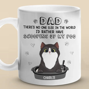 Tu occupes une place unique dans mon cœur - Mug personnalisé pour chat - Fête des pères, cadeau pour les propriétaires d'animaux de compagnie, amoureux des animaux