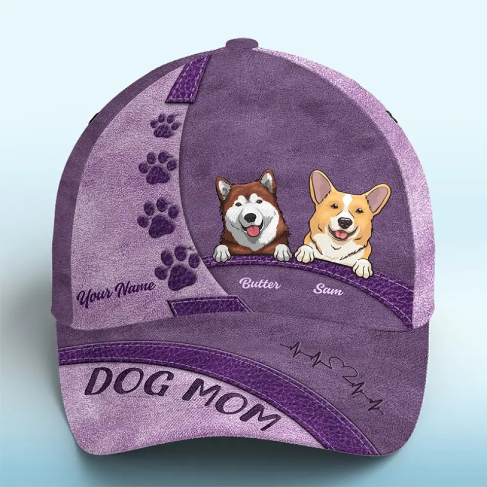 Un matin sans toi est une aube déclinante - Casquette personnalisée pour chien, casquette classique à imprimé intégral - Fête des pères, cadeau pour les propriétaires d'animaux et les amoureux des animaux