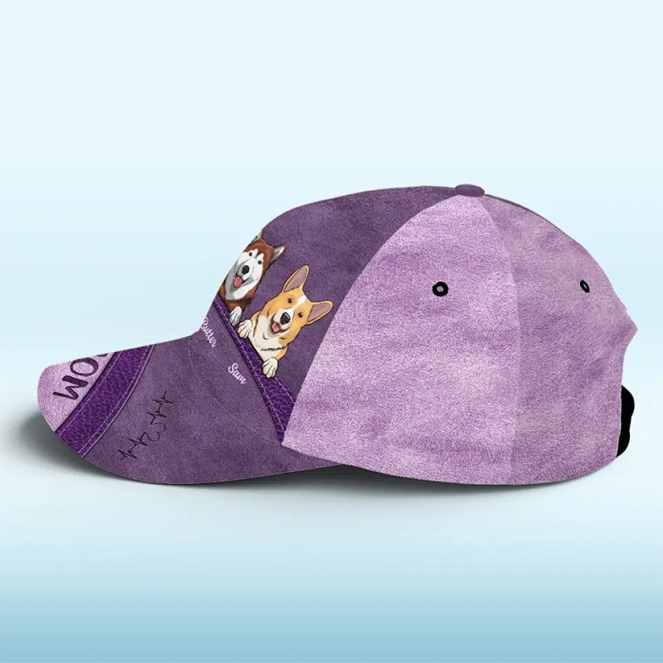 Un matin sans toi est une aube déclinante - Casquette personnalisée pour chien, casquette classique à imprimé intégral - Fête des pères, cadeau pour les propriétaires d'animaux et les amoureux des animaux