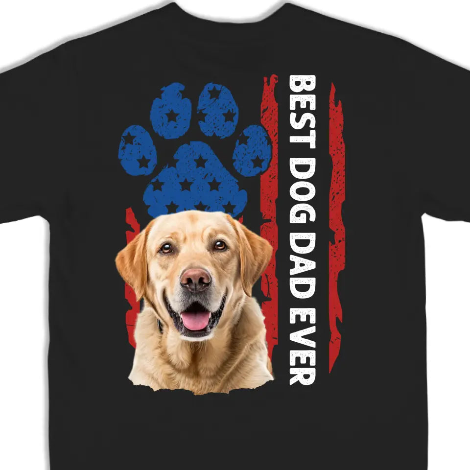 T-shirt, sweat à capuche et sweat-shirt unisexe personnalisé avec photo de chien et chat « Meet Me Happy » – Cadeau pour propriétaires et amoureux des animaux