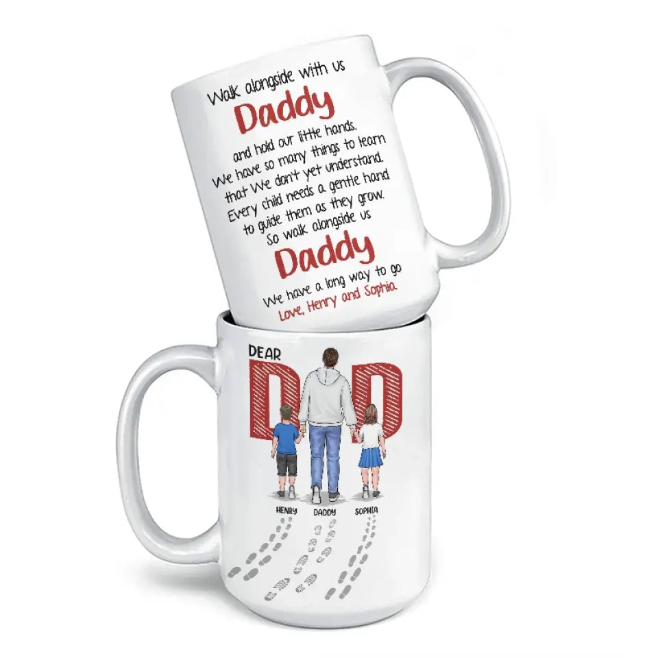 Nous avons encore un long chemin à parcourir - Mug personnalisé pour la famille - Fête des pères, cadeau pour papa