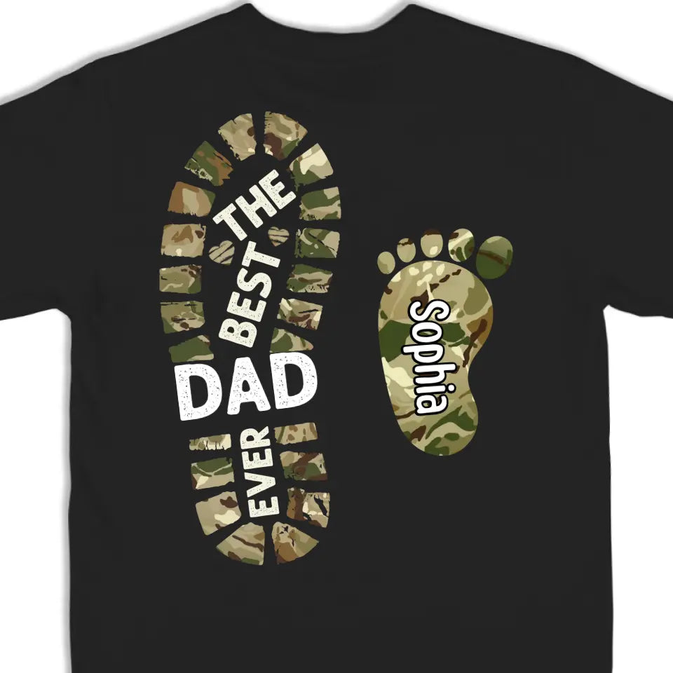 Nous sommes toujours fiers de mon père - T-shirt unisexe personnalisé imprimé au dos - Fête des pères, cadeau pour papa, grand-père
