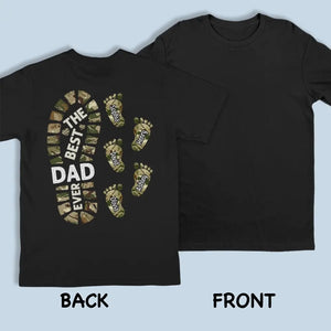 Nous sommes toujours fiers de mon père - T-shirt unisexe personnalisé imprimé au dos - Fête des pères, cadeau pour papa, grand-père