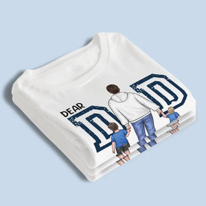 J'aime mon père comme les étoiles - T-shirt unisexe personnalisé pour la famille, sweat à capuche, sweat-shirt - Fête des pères, cadeau pour papa