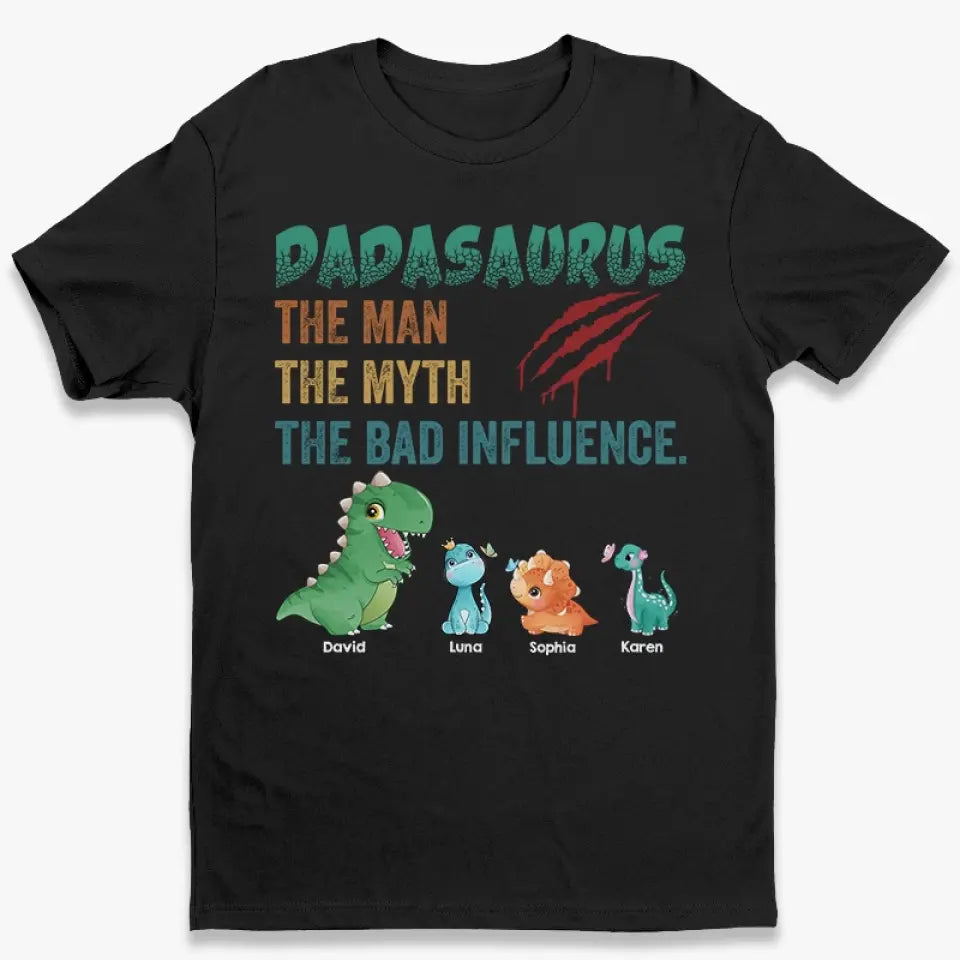 L'Homme Le Mythe La Légende Papa - T-shirt unisexe personnalisé pour la famille, sweat à capuche, sweat-shirt - Fête des Pères, cadeau pour papa, grand-père