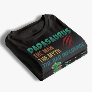 L'Homme Le Mythe La Légende Papa - T-shirt unisexe personnalisé pour la famille, sweat à capuche, sweat-shirt - Fête des Pères, cadeau pour papa, grand-père