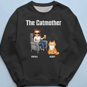 Meilleure maman du monde - T-shirt, sweat à capuche et sweat-shirt unisexe personnalisé pour chien et chat - Cadeau pour propriétaires et amoureux des animaux