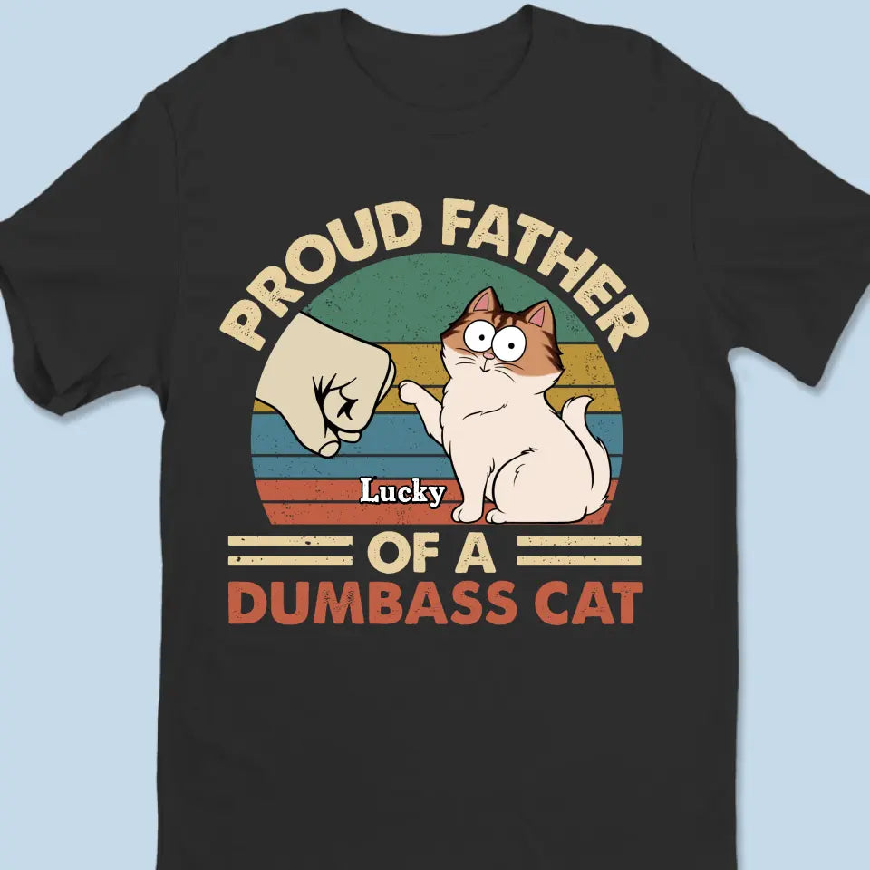 Les chats dominent le monde - T-shirt unisexe personnalisé, sweat à capuche, sweat-shirt - Fête des Pères, cadeau pour les propriétaires d'animaux et les amoureux des animaux