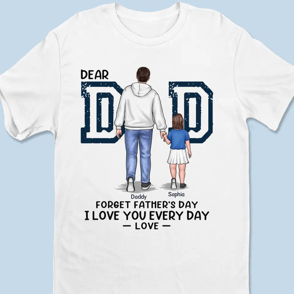 J'aime mon père comme les étoiles - T-shirt unisexe personnalisé pour la famille, sweat à capuche, sweat-shirt - Fête des pères, cadeau pour papa