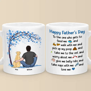 Un lien indéfectible - Mug personnalisé pour chien - Fête des pères, cadeau pour les propriétaires d'animaux et les amoureux des animaux