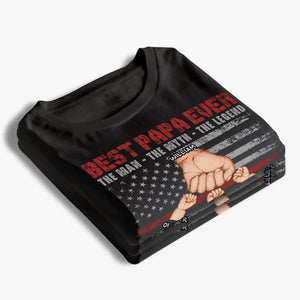 L'Homme, le Mythe, la Légende - T-shirt unisexe personnalisé, sweat à capuche, sweat-shirt - Fête des Pères, cadeau pour papa, grand-père