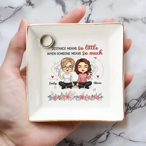 J'aimerais que tu habites à côté - Porte-bijoux personnalisé pour meilleure amie - Cadeau pour meilleures amies, meilleures amies, sœurs